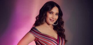 Madhuri sets the stage on fire with killer moves on 'Maja Ma' trailer launch