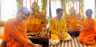 Pankhuri recalls her first Ganesh fest celebration with husband Gautam Rode