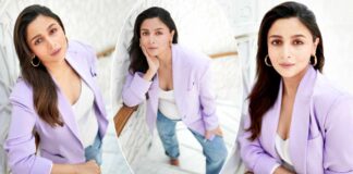 Preggars Alia Bhatt Oomphs Her Maternity Fashion In An Oversized Lilac Blazer