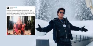 Shah Rukh Khan Celebrates Ganesh Chaturthi With His Family At Mannat But Some Netizens Trolled