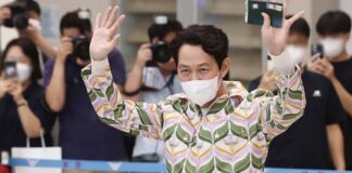 'Squid Game' star Lee Jung-jae arrives with Emmy trophy to hero's welcome