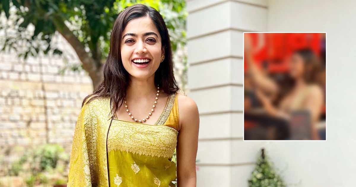 Rashmika Mandanna Gets Mobbed By Fans As She Arrives To Seek Blessings At Lalbaughcha Raja – Watch