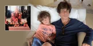 SRK brings Lord Ganpati home with AbRam, feasts on modaks