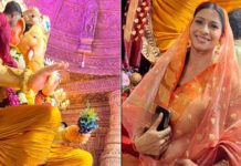 Tanishaa Mukerji shares stunning pix of her first visit to Lalbaughcha Raja