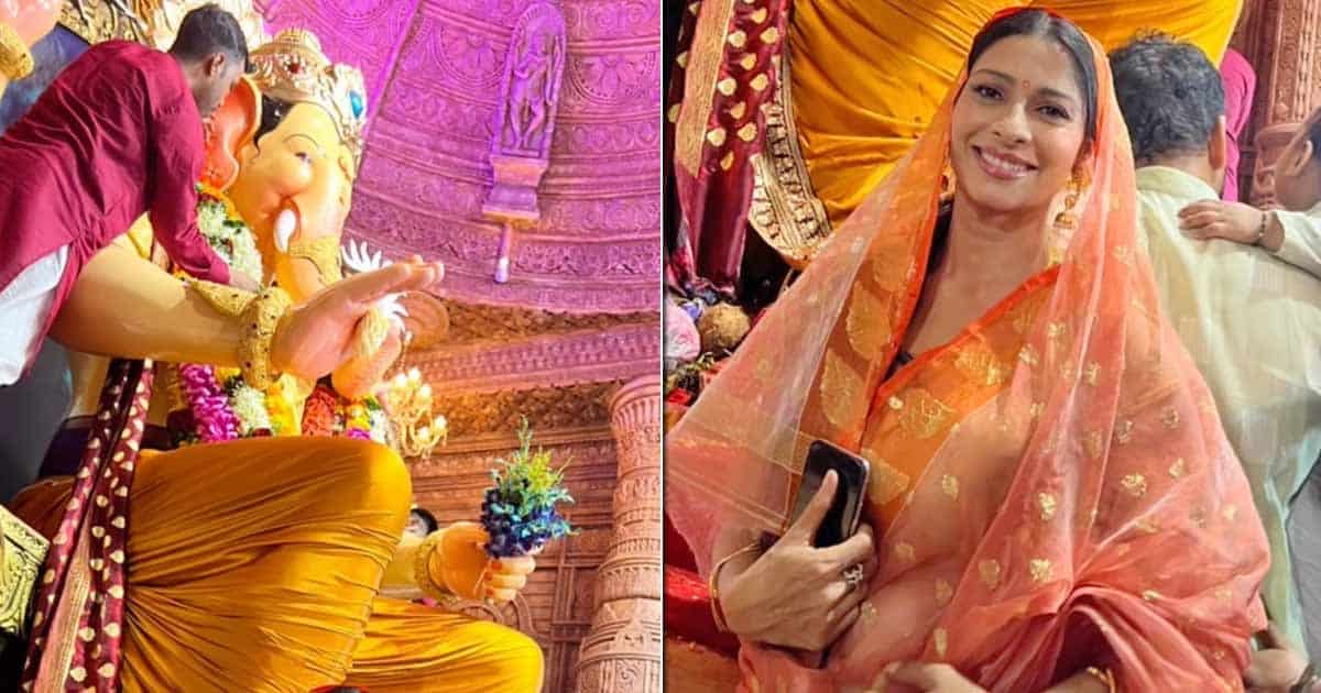 Tanishaa Mukerji shares stunning pix of her first visit to Lalbaughcha Raja