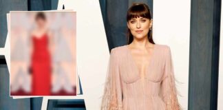 When Dakota Johnson Nailed 'Fifty Shades Of Red' With Her Off-Shoulder Gown Flaunting Her Curvaceous Figure, Check Out!