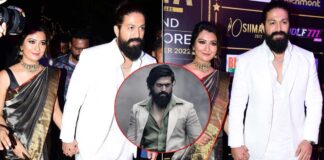 Yash Channels His Inner Rocky Bhai As He Looks Dapper At SIIMA Awards In A White Blazer & Wife Radhika Pandit