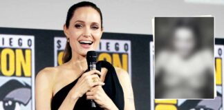 Angelina Jolie Once Looked Like A Vintage Art In A Sheer Bodycon Dress & Flaunted Her B**bs Like A Queen