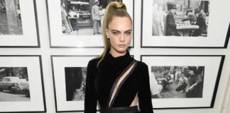 Cara Delevingne Stuns Everyone In A Black Cut-Out Dress At Fremantle Photocall