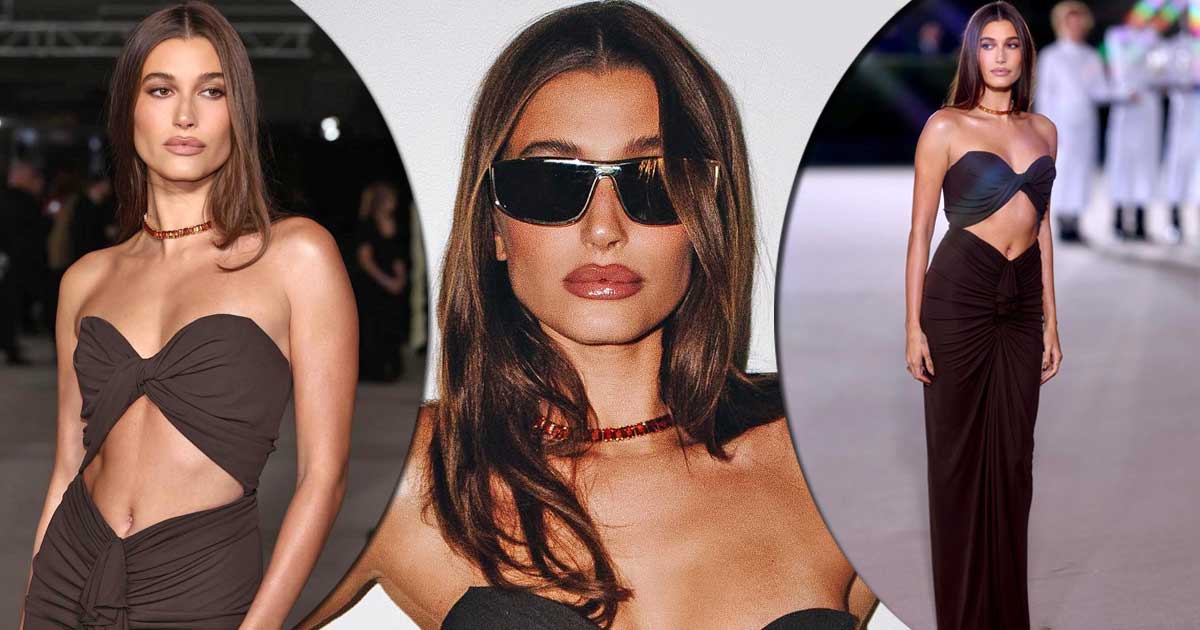 Hailey Bieber Is A Dream Come True In An Ab-Baring Dress Which Would Make Perfect Fit For An Intimate Date Night With Your Beau!