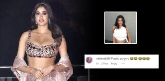 Janhvi Kapoor Compared To Kylie Jenner As She Sets A Scintillating Display With Her Deep-Plunging Neckline Blouse, Netizens Troll Her!