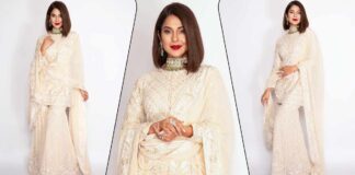 Jennifer Winget Looks Sophisticated In A Off-White Chikankari Sharara With Bold Red Lips - See Pics Inside