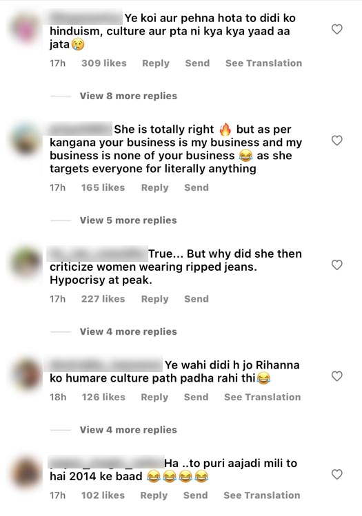 Kangana Ranaut Trolled For Her “What A Woman Wears Is Entirely Her Business” Insta Post, Netizens Call Out Her Hypocrisy