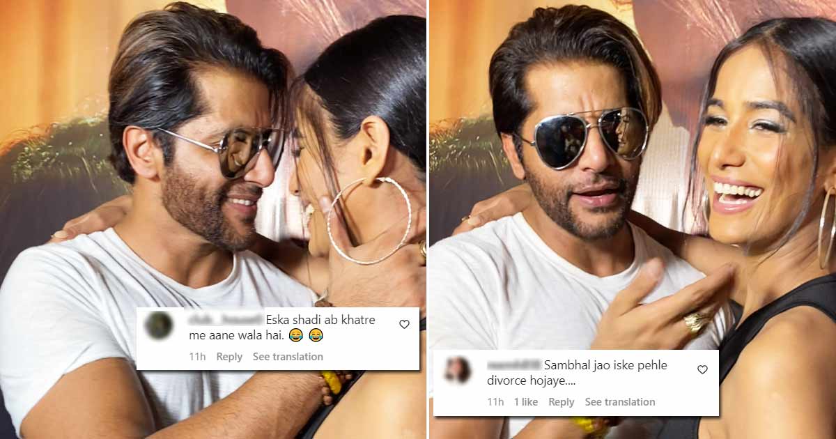 Karanvir Bohra Gives A Cosy Pose With Poonam Pandey Who Flashes Her B**bs Partially In Viral Video, Netizens Troll "Sambhal Jao Iske Pehle Divorce Hojaye"