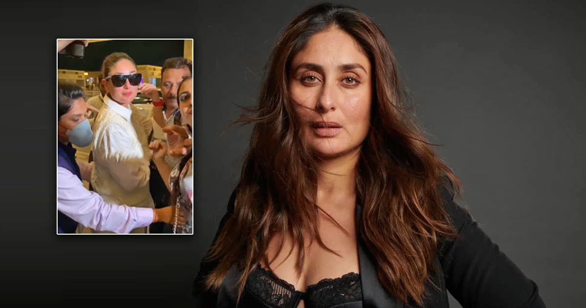 Kareena Kapoor Khan Gets Brutally Mobbed By Fans At Airport But Handles The Situation Without Losing Her Cool - Watch