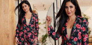 Katrina Kaif Dons A Floral Pantsuit, Flaunting Her Toned Figure