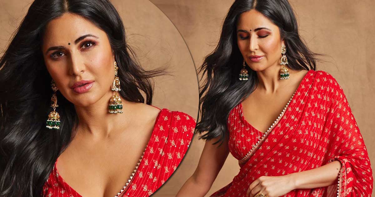 Katrina Kaif Dons A Floral Print Gharara Set By Anita Dongre Worth 70K - Deets Inside