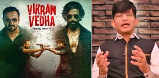 KRK Claims Hrithik Roshan, Saif Ali Khan’s Vikram Vedha With 250 Crores Budget Is Already A Box Office Disaster: “90% Morning Shows Are Cancelled” KRK Claims Vikram Vedha Is Made On A Budget Of 250 Crores, Declares It A ‘Box Office Disaster’