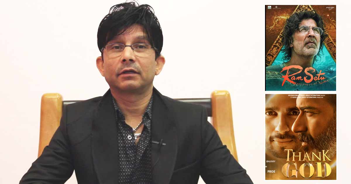 KRK Takes A Dig At Akshay Kumar & Ajay Devgn For Their Release Diwali Release Ram Setu, Thank God