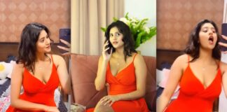 Lock Upp Fame Anjali Arora Trolled For Her Deep-Cleav*ge Red Dress