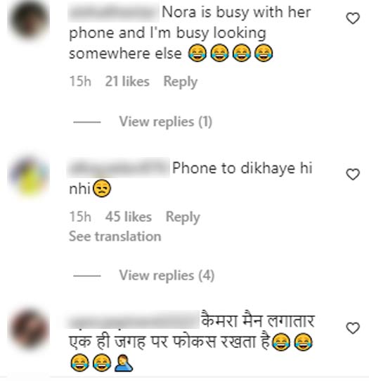 Nora Fatehi Looks S*xy In A Green Lehenga Choli With Plunging Neckline, Gets Trolled For A Pap's Camera Angle, Here's Why