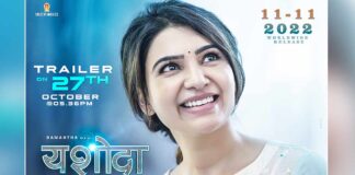 Pan-India female Superstar Samantha's 'Yashoda' Trailer to be launched by Pan-Indian Stars including Varun Dhawan, Vijay Deverakonda, Dulquer Salmaan, Suriya, and Rakshit Shetty in five languages!!