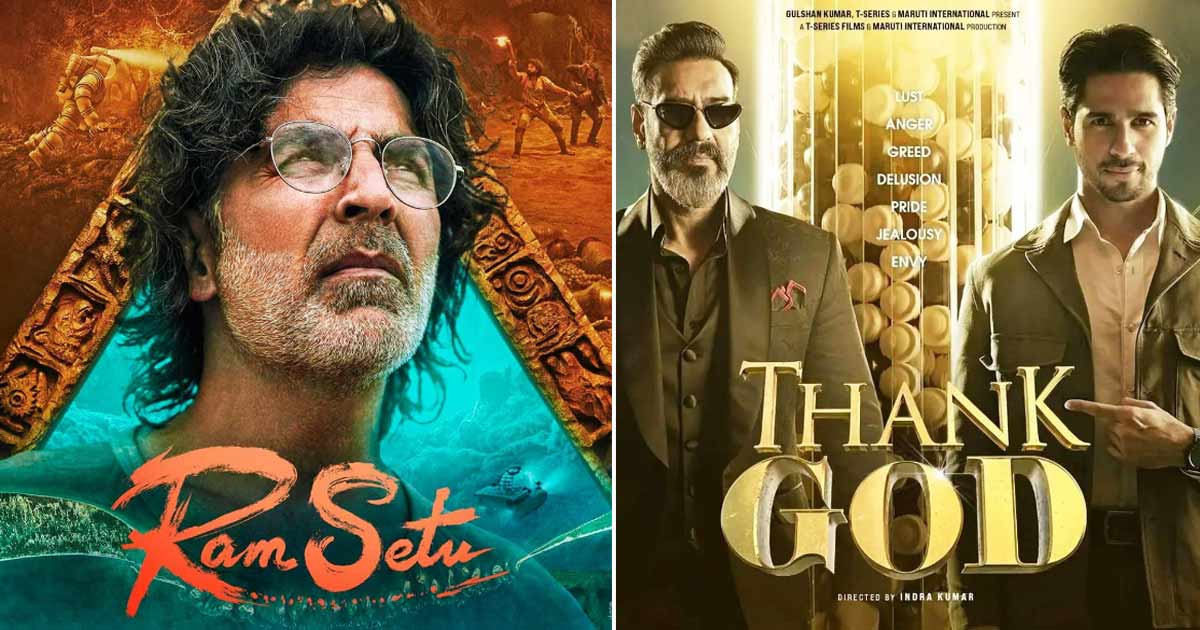 Ram Setu vs Thank God Advance Booking At Box Office (4 Days To Go): Akshay  Kumar Is Ahead Of Ajay Devgn In Initial Trends!