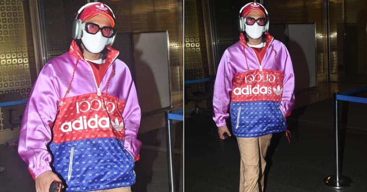 Ranveer Singh Dons A Gucci X Adidas Ensemble Worth Over Rs 3 Lakhs