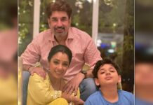 Rupali Ganguly posts alluring Diwali pics with her husband, son
