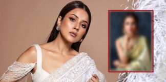 Shehnaaz Gill Exudes Royal ‘Rajputana Maharani’ Vibes With Her Green-Golden Work Saree - See Pics Inside