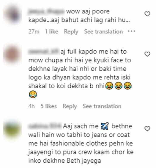 Uorfi Javed Makes An Entrance At The Airport Wearing Full Clothes & T-Shirt That Reads 'SL*T' As A Response To Haters