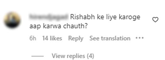 Urvashi Rautela Wears A Red & White Outfit To Wish Karwa Chauth, Gets Trolled By The Netizens