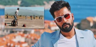 Vicky has a field day playing 'jugaad cricket' after early pack-up