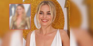 When Margot Robbie Dressed Like An Oscars Trophy Herself In A Golden Cleav*ge Revealing Gown, Check Out!