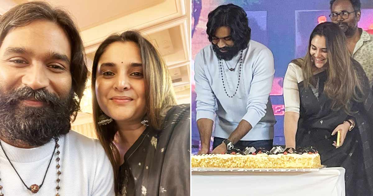 Divya Spandana Organises A Unit Celebration For Dhanush Starrer Polladhavan