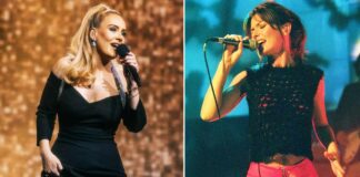 Adele pleasantly surprised to see Shania Twain at her Las Vegas show