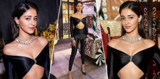 Ananya Panday Takes On NYC's Cold As She Shows Off Her S*xy Cleavage & Hot Midriff In A Latex Jumpsuit, Can She Be The New Cat Woman?