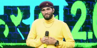 Faridabad rapper Abhishek Baisla aka MC Square lifts 'Hustle 2.0' trophy