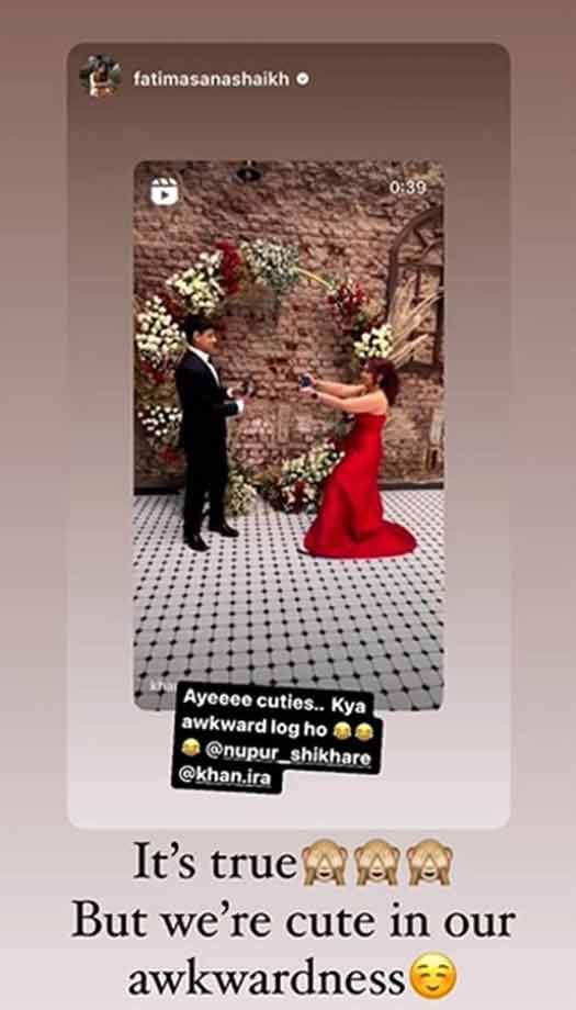 Fatima Sana Sheikh Calls Aamir Khan’s Daughter Ira Khan & Her Fiancé ‘Awkward Log’