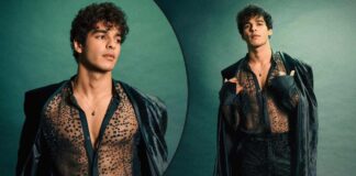 Ishaan Khatter Looks Dripping Hot In Velvet Pant Suit & Sheer Scaly Shirt Is Enough To Make All Girls Go Weak In Their Knees!