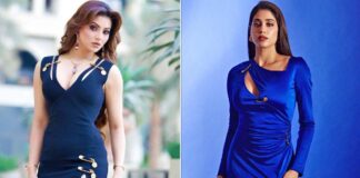 Janhvi Kapoor Copies Actress Urvashi Rautela's Versace Outfit