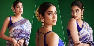 Janhvi Kapoor Reminds Us Of Sridevi As She Dons 6 Yards Of Grace
