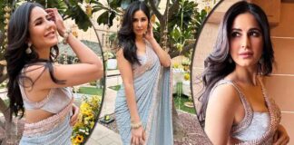 Katrina Kaif In Manish Malhotra Saree Looks Gorgeous As Ever & We Can't Stop Admiring Her Beauty!