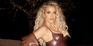 Khloe Kardashian Flaunts Her Side-B**b In Cut-Out Metallic Dress & Looked Like A Goddess!
