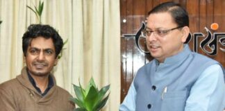 Nawaz in Uttarakhand for a shoot, CM Dhami invites him to dinner
