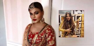 Rakhi Sawant’s Eyes Sparkle As She Sees Dubai’s Golden Bathroom