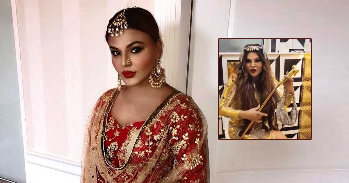 Rakhi Sawant’s Eyes Sparkle As She Sees Dubai’s Golden Bathroom