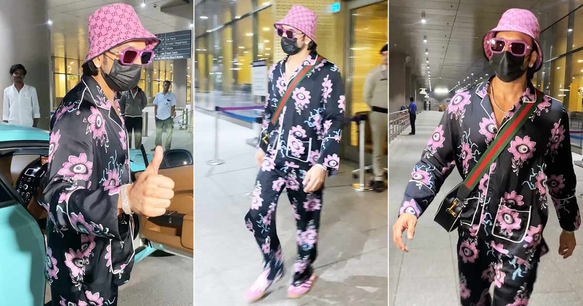 Ranveer Singh dons suit set for airport look, internet calls it his normal  look