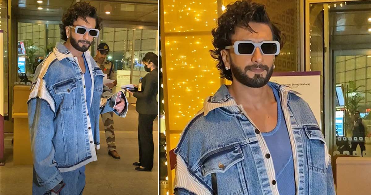 Ranveer Singh Makes A Stylish Appearance Wearing Oversized Clothes