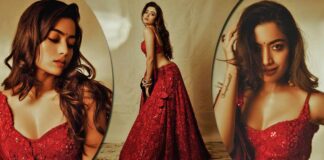 Rashmika Mandanna Looks Absolutely Gorgeous In A Red Lehenga, Making Our Hearts Flutter